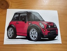 Mini Cooper S Cartoon Style