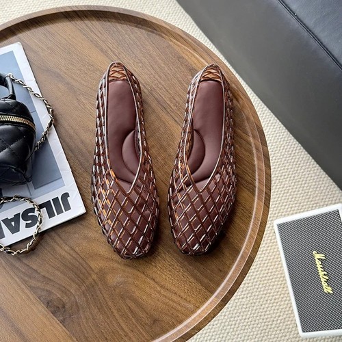 Women jelly flat shoes - flat,