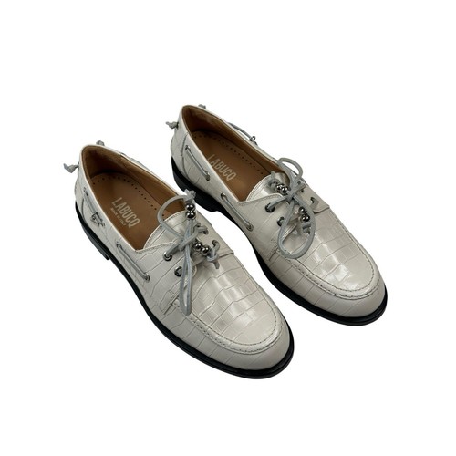 Labucq nelson boat shoes ivory - boat,