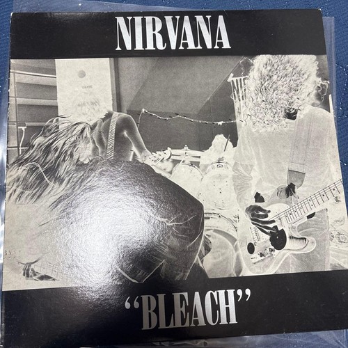 Nirvana bleach vinyl 1989 - bleach, lp