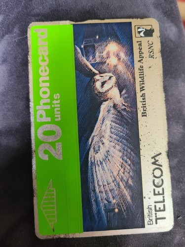 British telecom phone card - phone,