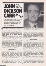 JOHN DICKSON CARR : THE MASTER