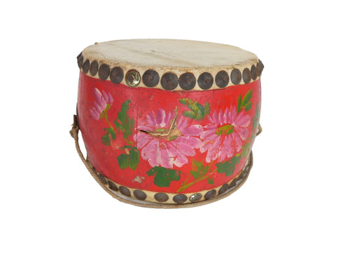 Vintage chinese drum - vintage,