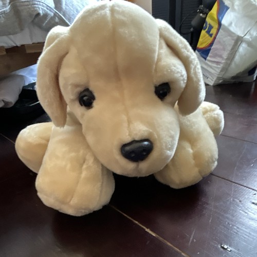 Keel toys cream plush dog - keel, soft