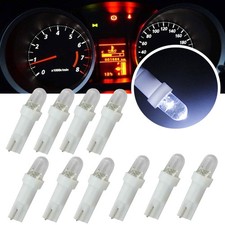 10pcs T5 12V White LED Car