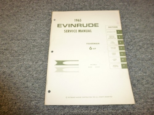 1965 evinrude fisherman hp - evinrude, 6