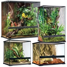 Exo Terra Natural Glass Terrarium Small/Medium/Large Reptile Amphibian Enclosure