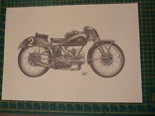 Vintage Motorcycle Racing 1937 Moto Guzzi 350cc n MV Agusta Ducati Manx Norton