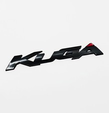 KUGA Gloss Black Red Metal Emblem Rear Boot Badge For Ford Kuga ST Line MK2