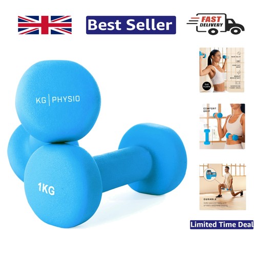 Neoprene coated dumbbells set - neoprene-coated,