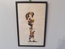 Vintage wall hanging picture - wall,