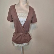 Boden wrap Cardigan 8 mauve