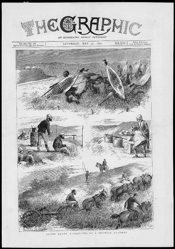 1879 antique print - -, south