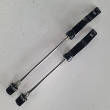 Rolf Quick Release Skewers Set Front And Rear Black Alloy Pair of retro bicycle