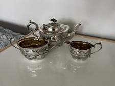 SILVER PLATED 3 PIECE TEA
