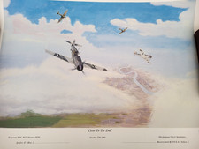 SPITFIRE PRINT POSTER 64CM X 47CM + 34 EX CALENDAR PRINTS
