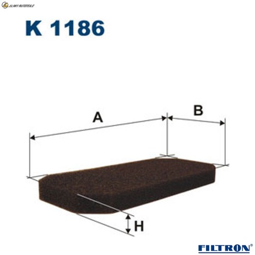 Interior air filter 1186 - filter,
