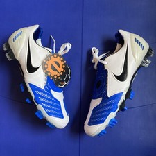 Nike Total 90 Laser II FG UK7.5 White / Blue *NEW* *RARE*