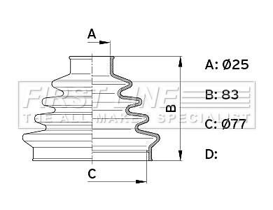 First line rear inner boot - rear,