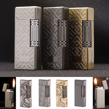 Luxury Retro Butane Gas Lighter Cigar Cigarette Pipe Lighter  - Child Safety