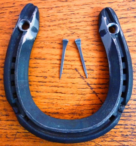 Real horseshoe holes - real,