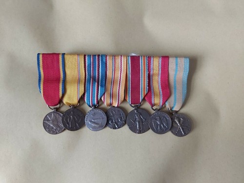Old miniature medals - old, usa