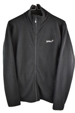 GELERT Black Fleece Jacket size M Mens Full Zip Jumper Casual Outdoors Outerwear