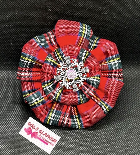 Royal stewart tartan rosette - stewart,