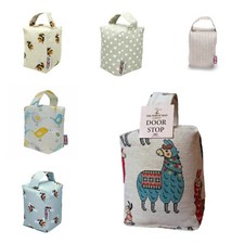 Fabric Doorstop Wheat Filled