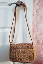 Patterned Handbag 90% soft wood 10% Polyurethane, like Cork,from Spain