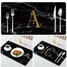 Leather placemats table mats - leather,