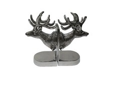 Metal Deer Bookend Stag Statue