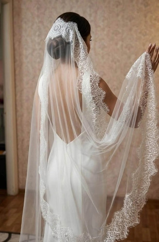 Single layer soft tulle lace - layer,