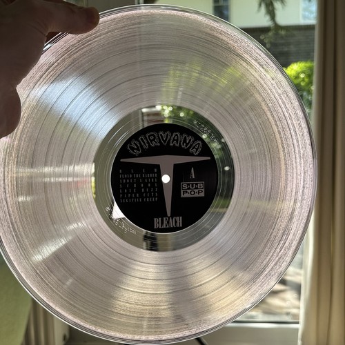 Nirvana bleach clear vinyl - nirvana,