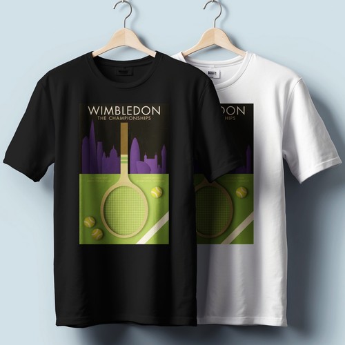 Wimbledon tennis court shirt - wimbledon, t-shirt