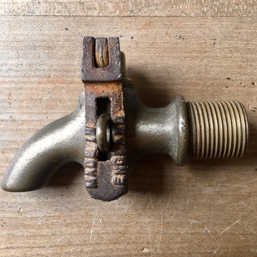 Vintage brass radiator gas - brass,