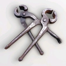 2x Vintage Pincers End Cutting