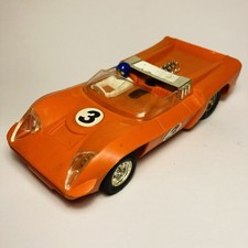 Scalextric C4 Electra Orange Racing Car - Original Vintage 1960's (ref27)