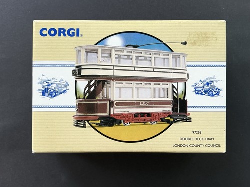 Corgi lcc double decker tram - double,