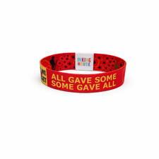 Remembrance day Poppy Elastic