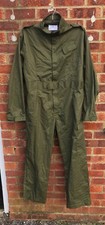 British Army Surplus G1 Green Cotton Coveralls, Boiler Suit, Overalls-Mechanic