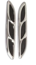 CHROME/BLACK Power Vents