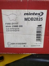 Mintex MDB2825 Brake Pad Set Audi A6