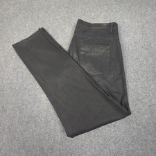 Ermanno scervino Jeans Mens 35 black denim straight made in italy size 35x34
