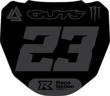 ODI DH Mountain Bike Front Number Plate Custom Thick GRAPHIC Surron Talaria 36