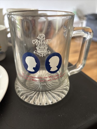 Commemorative glass mug - commemorative,