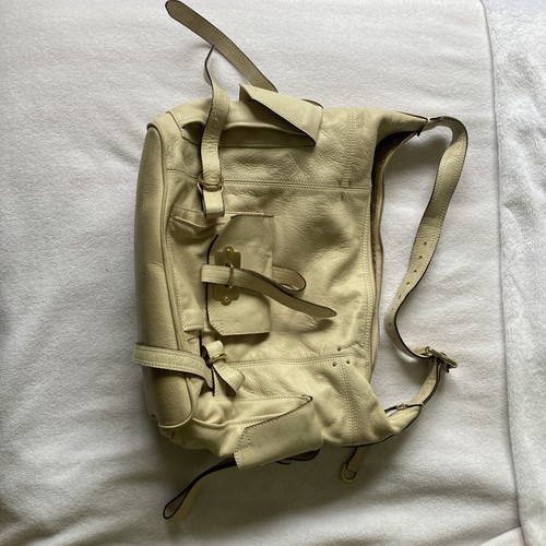 Luella ostrich leather cream - ostrich,