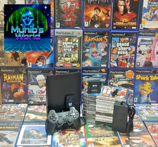 Sony PlayStation 2 Slim PS2 Console WORKING + 5 Free Games 1 Year Warranty 🎮🎮