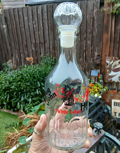 Vintage advertising decanter - vintage,