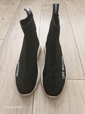 MOSCHINO Love Black Sock